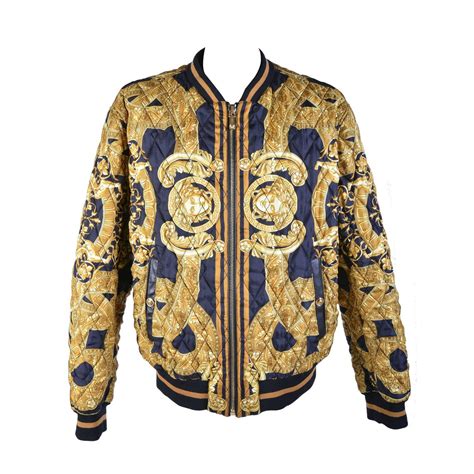 versace bomber jacket vintage|Versace bomber jackets men's sale.